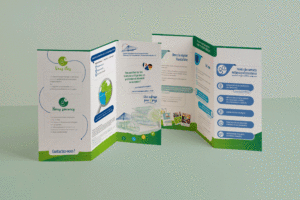 Animation du dépliant de présentation de l'association du Centre Européen des Consommateurs France et Allemagne