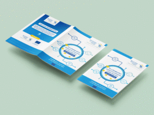 Mcokup animé d'une brochure d'information du Centre Européen des Consommateurs - Sarah La Selva