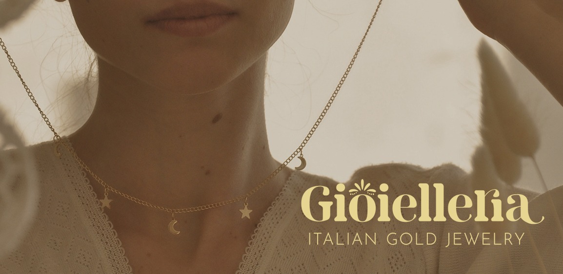 Visuel de marque avec logo Gioielleria - Sarah La Selva