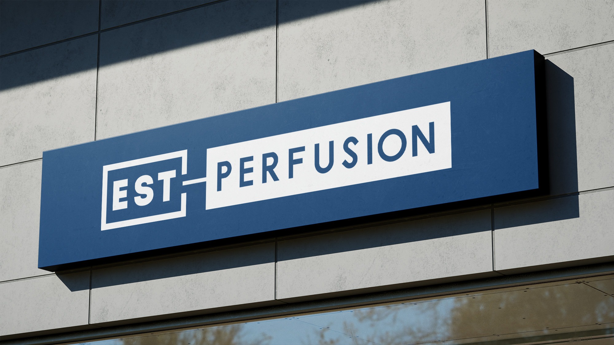 Maquette du logo de l'entreprise "Est Perfusion"