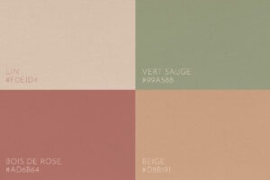 Palette de couleurs de l'identité visuelle de MS Institut